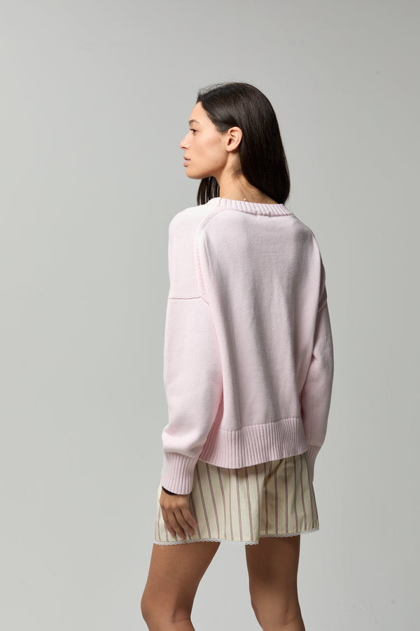 Candi Cotton Crewneck Sweater
