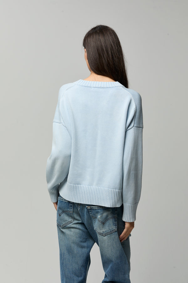 Candi Cotton Crewneck Sweater