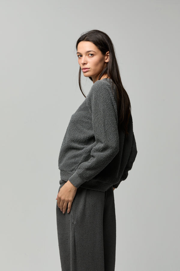 Camille Boucle Crewneck