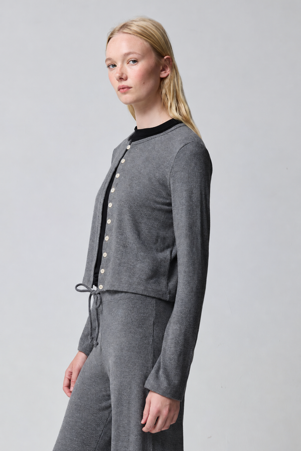 Barrie Sweater Jersey Boxy Cardigan